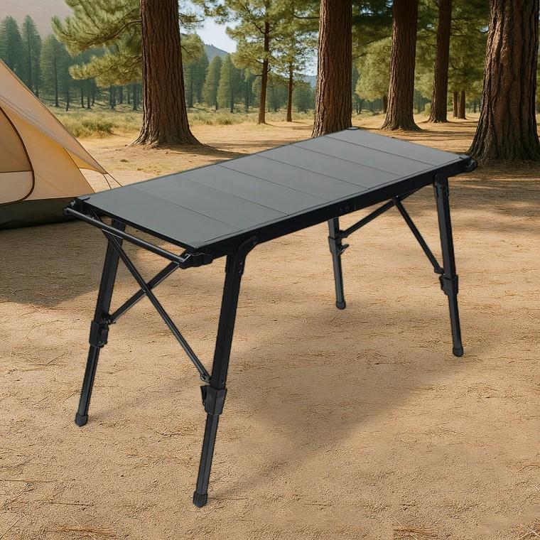 아지트 캠핑식탁 폴딩 IGT캠핑테이블 IGT테이블 3.5 유닛 (94x41.5cm) 블랙