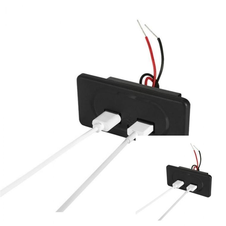 캠핑카 듀얼 USB 충전 포트 4.2A 차량고속충전기 차량용초고속충전기