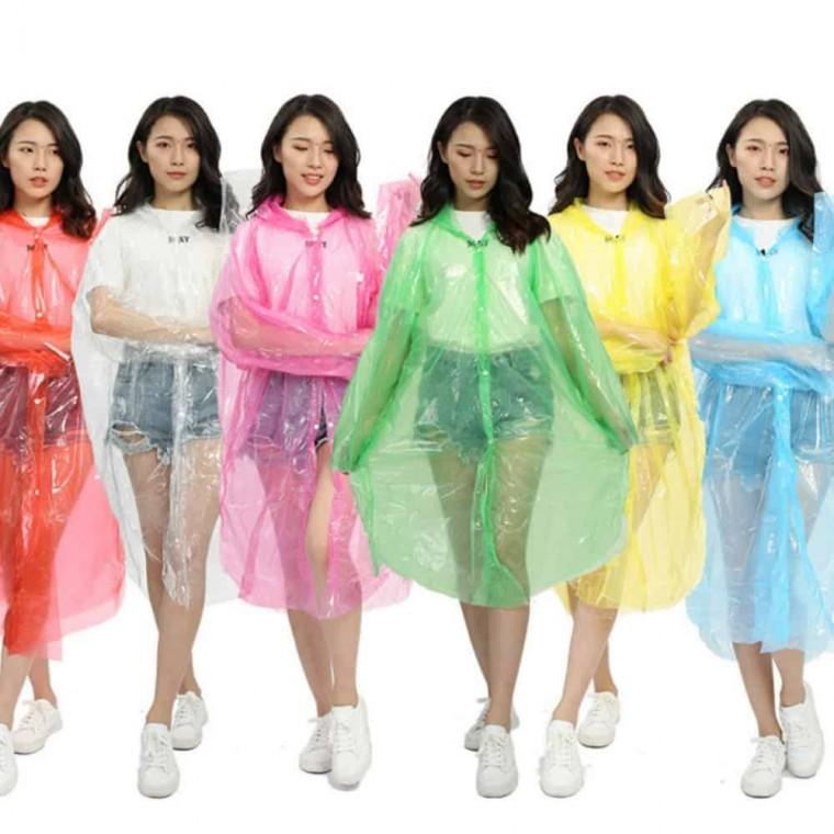 단추형 일회용 우의 성인우의 캠핑우비