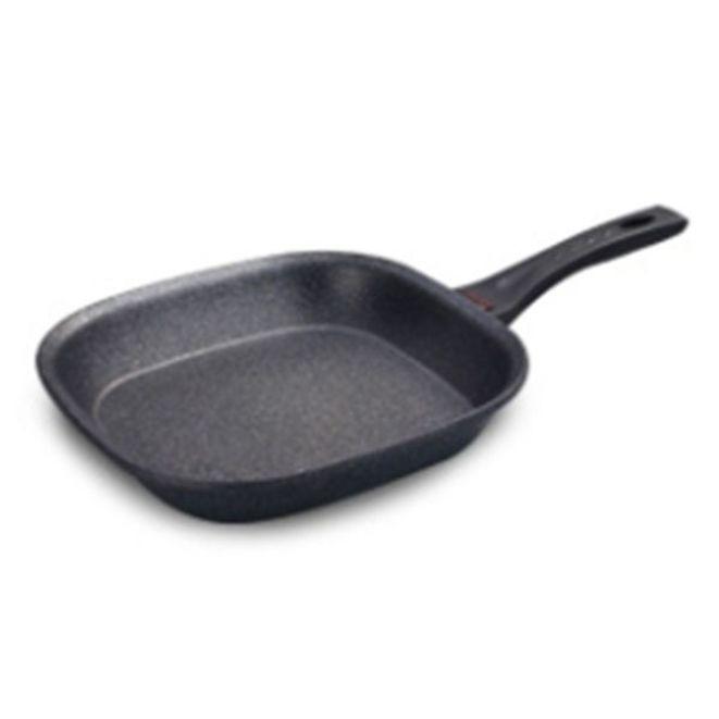 키친아트 후라이팬 프라이팬 볶음팬 열센서 사각 27cm