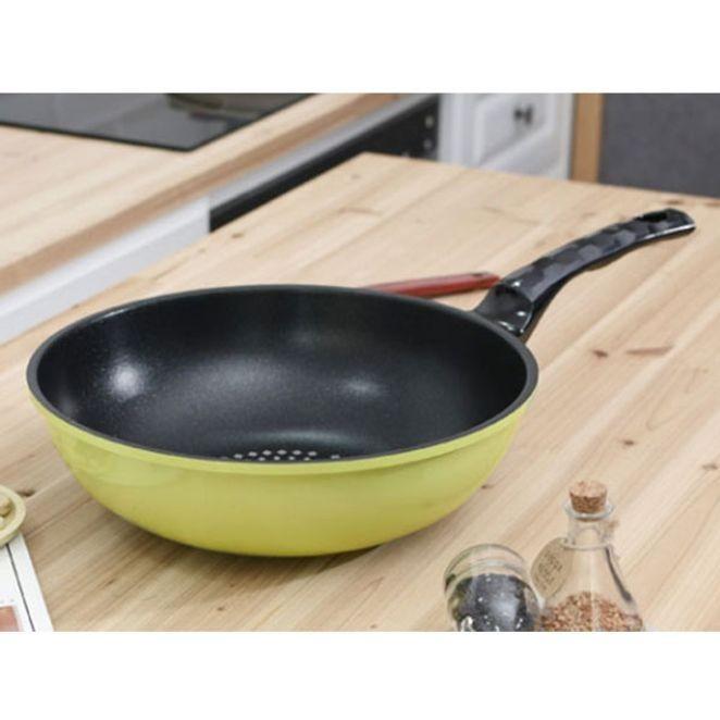키친아트 웍 궁중팬 볶음팬 후라이팬 세라믹 28cm