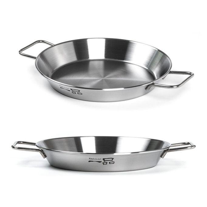 키친아트 빠에야팬 인덕션 브런치팬 후라이팬 26cm