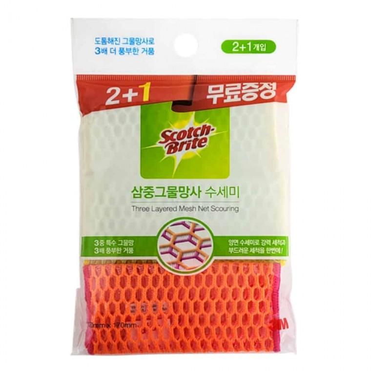 그물망사 수세미 찌든때수세미 싱크대수세미 후라이팬수세미 식당수세미