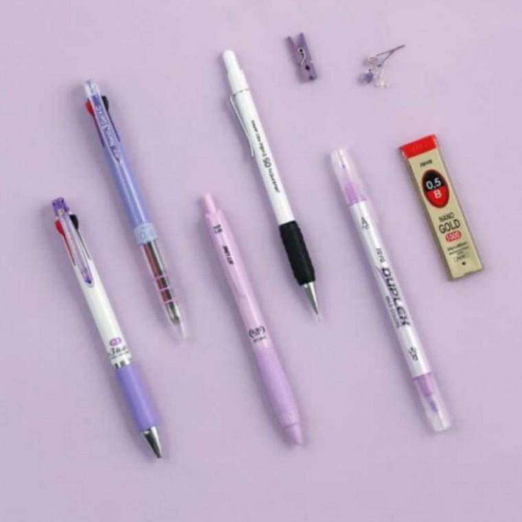 2P 생일 퍼플 입학선물 문구세트 입학 선물 단체선물 학용품 어린이집 학용품 학생 선물 초등 필기구종합세