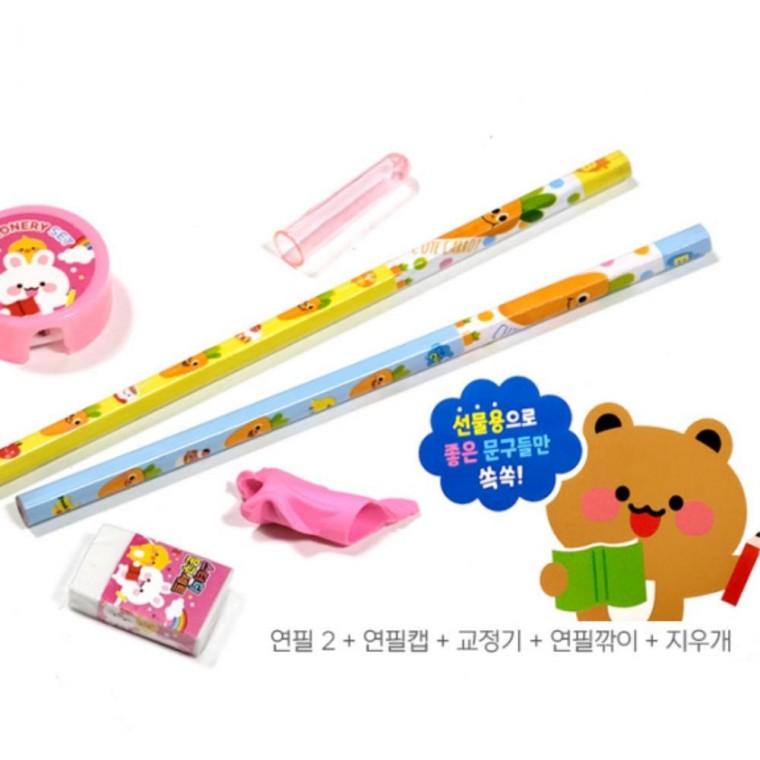 신학기 연필 새학기 초등 선물용 졸업 어린이집 지우개 학용품 입학선물 답례품 문구세트 (랜덤) 선물 생일