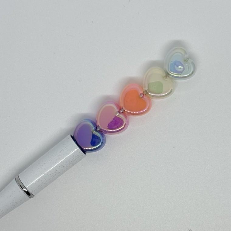 볼펜꾸미기 볼꾸 동대문 꾸미기 DIY AB코팅 별 종이접기 알록달록 미니 랜덤 하트 믹스 스몰