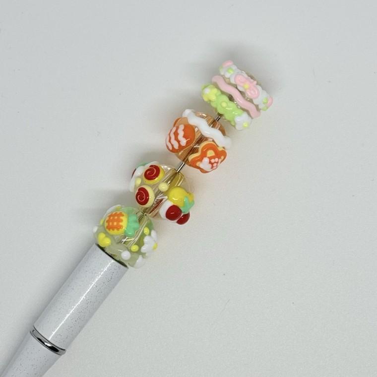 볼펜꾸미기 볼꾸 동대문 꾸미기 DIY AB코팅 케이크 크리스마스 마카롱 알록달록 미니 유광 초코