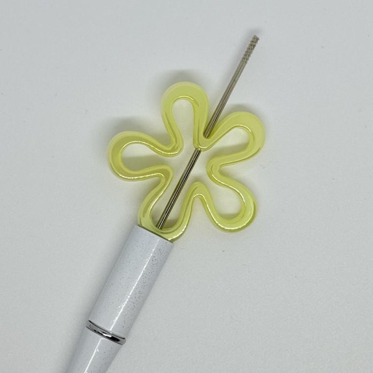 볼펜꾸미기 볼꾸 동대문 꾸미기 DIY AB코팅 플라워 꽃 알록달록 미니 유광 빅사이즈