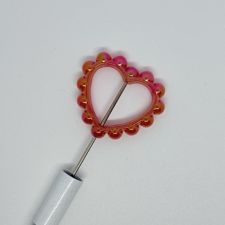 볼펜꾸미기 볼꾸 동대문 꾸미기 DIY 캐릭터 알록달록 미니 파츠 오로라 하트 포인트
