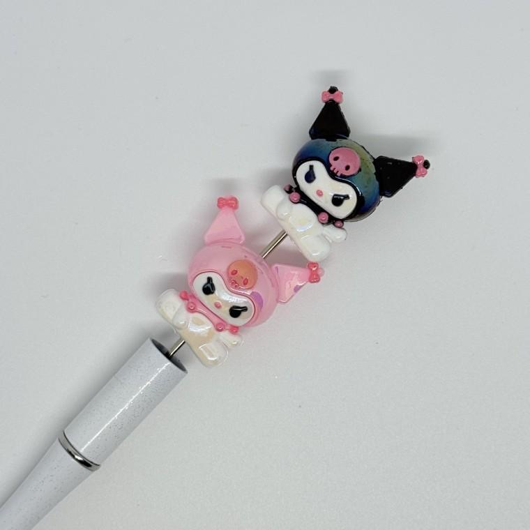 볼펜꾸미기 볼꾸 동대문 꾸미기 DIY 캐릭터 고양이 알록달록 미니 파츠