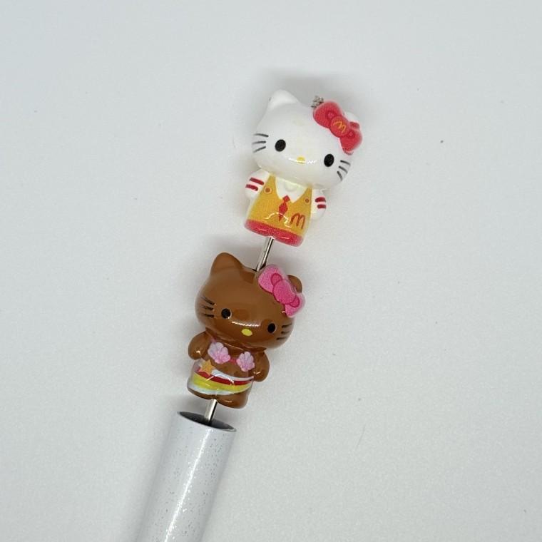 볼펜꾸미기 볼꾸 동대문 꾸미기 DIY 고양이 리본 태닝 전신고양이