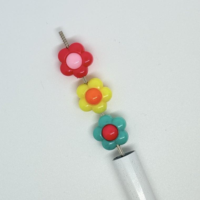 볼펜꾸미기 볼꾸 동대문 꾸미기 DIY 컬러풀 플라워 알록달록 꽃