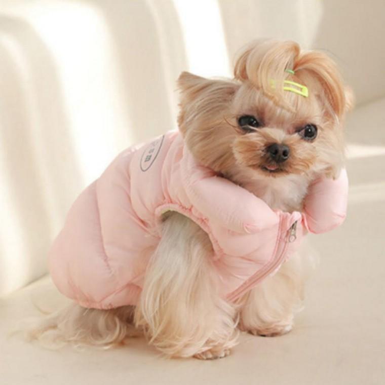 강아지 고양이 겨울 경량 반려견옷 베스트 패딩 조끼