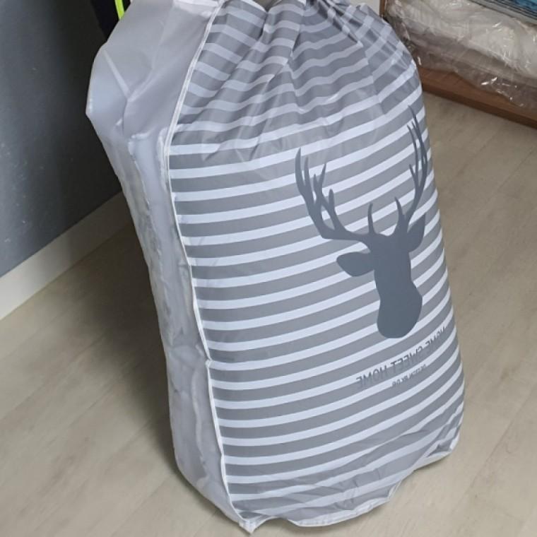 겨울옷 계절이불 보관팩 이불정리파우치 사슴