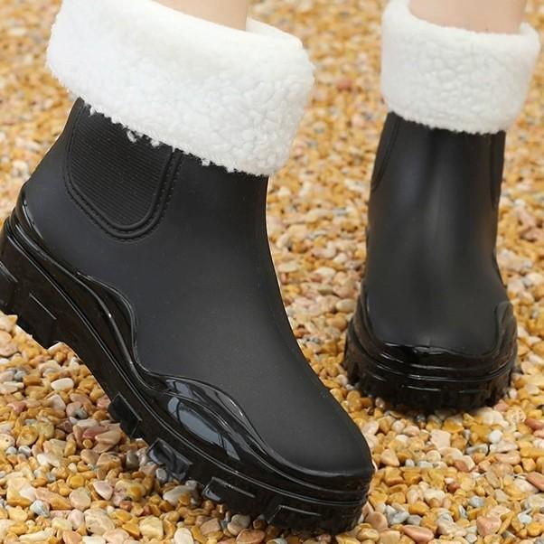 여성 겨울신발장화 기모안감 양털 포근한 방한부츠 보온 탈부착내피 레인 방한 겨울