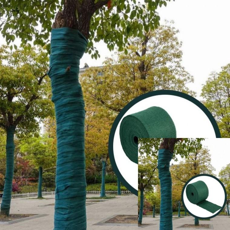 나무 겨울 준비 단열 붕대 부직포 단열재