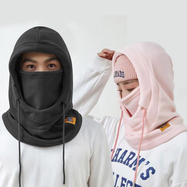 따뜻한 겨울 방한 멀티 남여공용 마스크 후드 넥 워머
