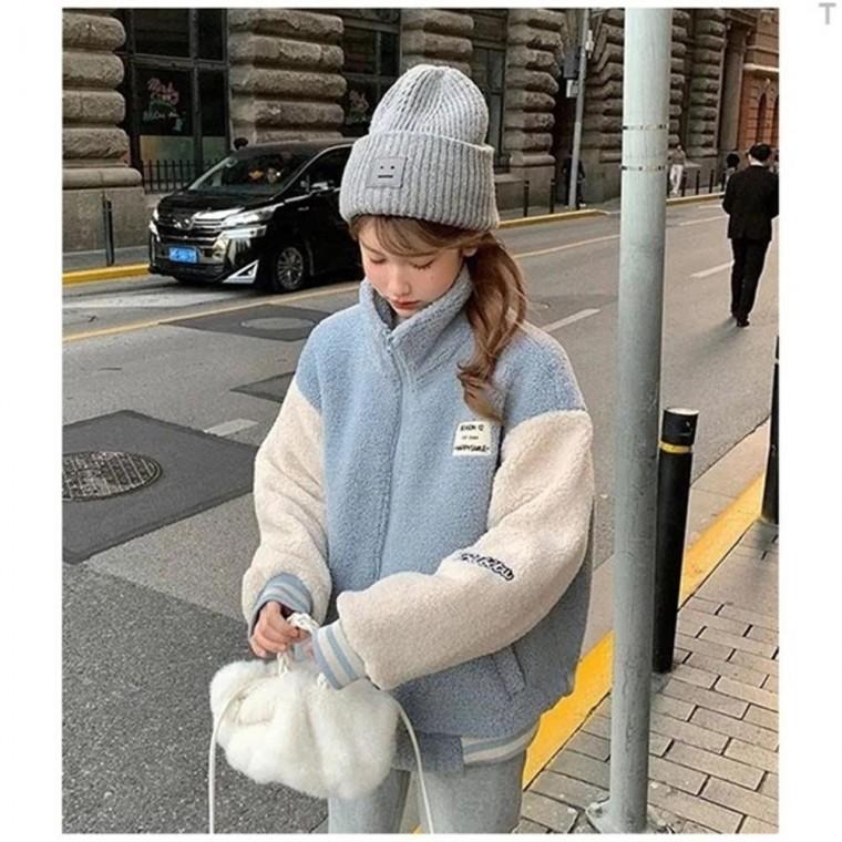 여성 캐주얼 자켓 뽀글이 후리스 자켓 후리스 편안한의류 겨울패션 점퍼