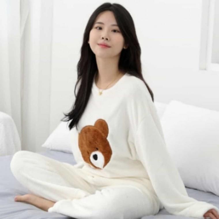 극세사 수면 잠옷 따뜻한잠옷 겨울홈웨어