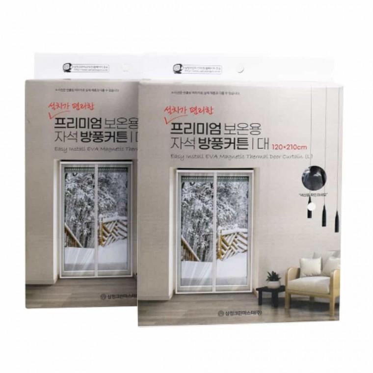 보온용 자석 방풍 커튼 바람막이커튼 겨울커튼 방풍비닐 방풍커텐 창문바람막이커튼
