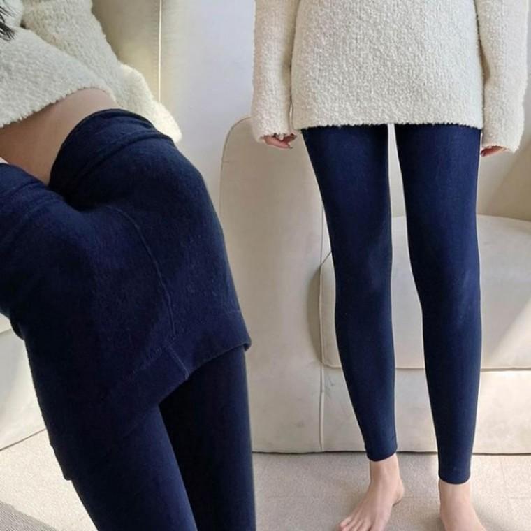 여성 따뜻한 기모 무발 쫀쫀 패션 레깅스 겨울 따뜻한 레깅스 쫀쫀 여성