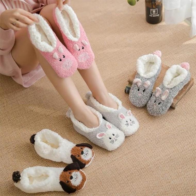 털슬리퍼 덧신 수면 미끄럼방지 겨울실내화 층간소음 미끄럼방지슬리퍼