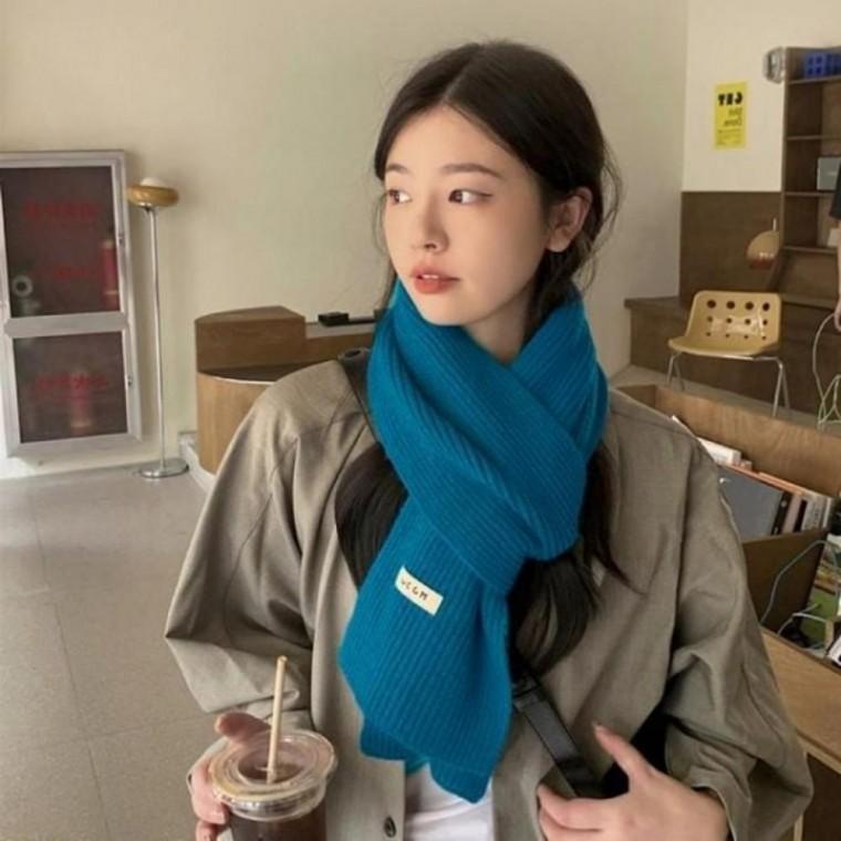 골지 데일리 니트 부드러운 여성 겨울 목도리 목도리 데일리패션 골지머플러