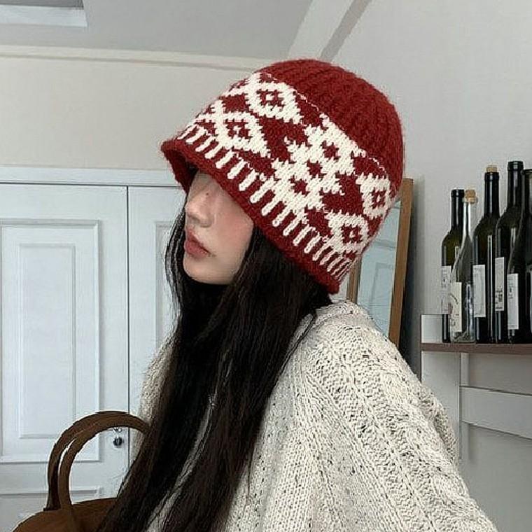 겨울 데일리 여자 벙거지 비니 모자