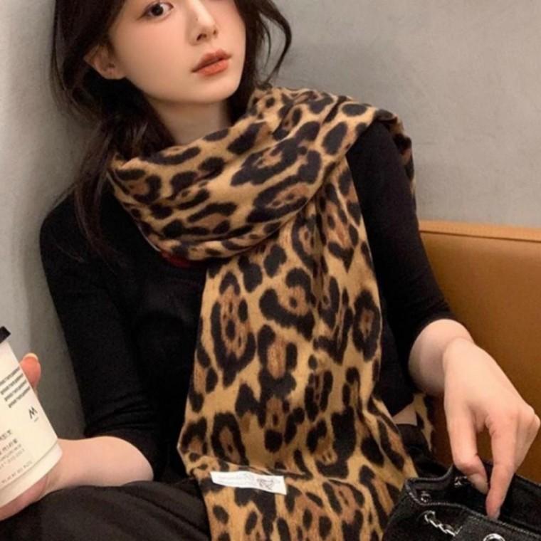 PA 머플러 호피 목도리 레오파드 겨울 스카프 롱목도리 패션소품