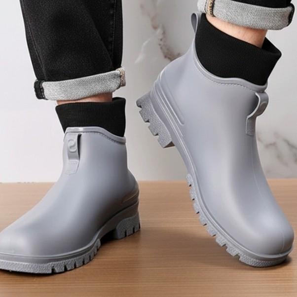 심플 베이직 겨울신발 방한부츠 데일리 방수 부드러운 방한 레인부츠 장마