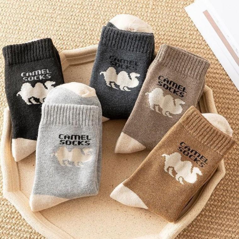 고보온 겨울 양말 프리미엄 5쌍 세트