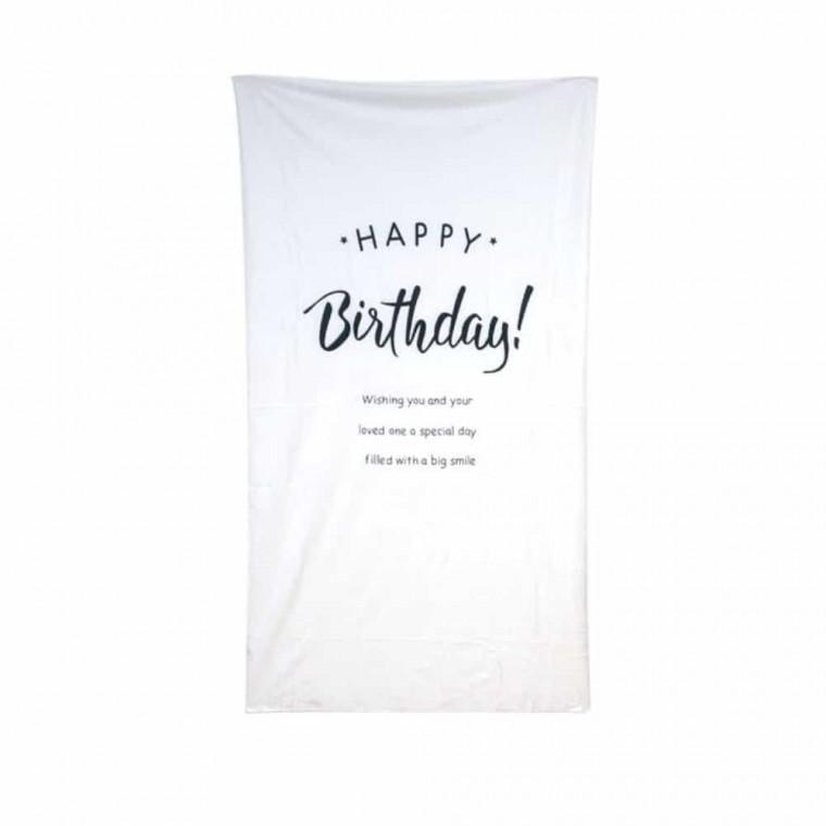 패브릭 포스터 생일 축하 파티용배너 인테리어포스터 파티룸꾸미기 생일포토월 생일파티꾸미기 패브릭가리