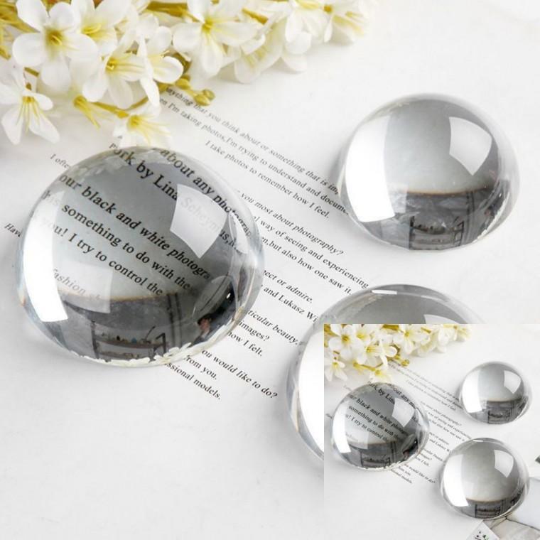 반구 문진 8cm 소품인테리어 유리문진