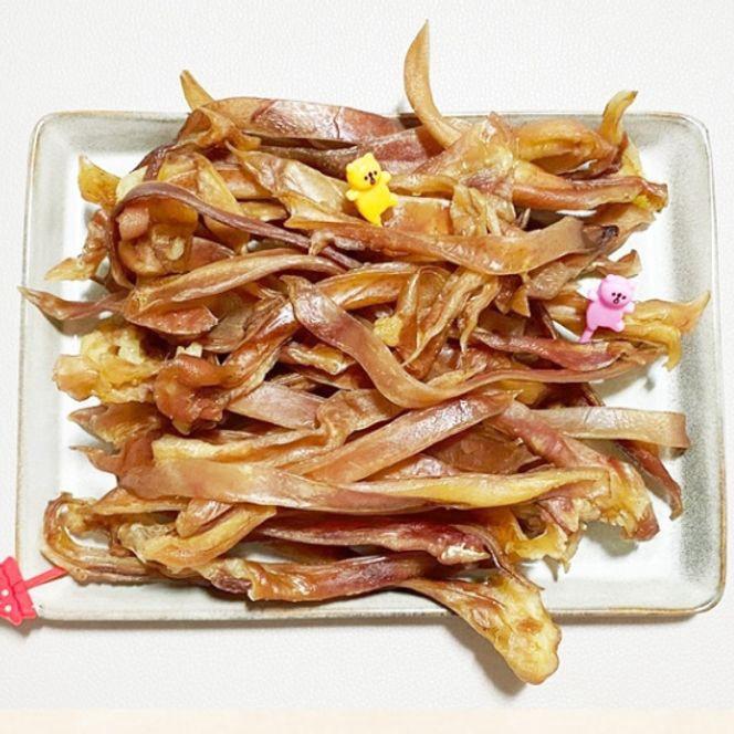 펫나라 강아지 간식 육포 애견 간식 돼지귀 500g
