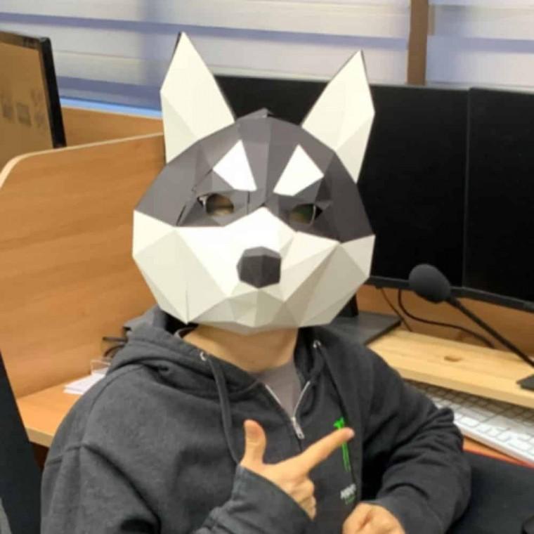 가면만들기 허스키 동물가면만들기 강아지탈
