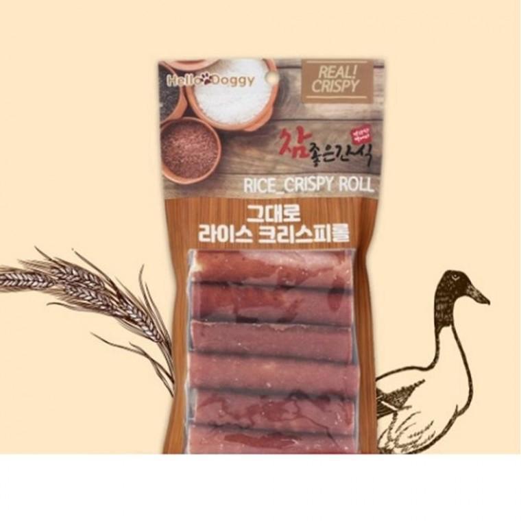 펫더맨 강아지 간식 스틱 애견 간식 라이스 오리 6p