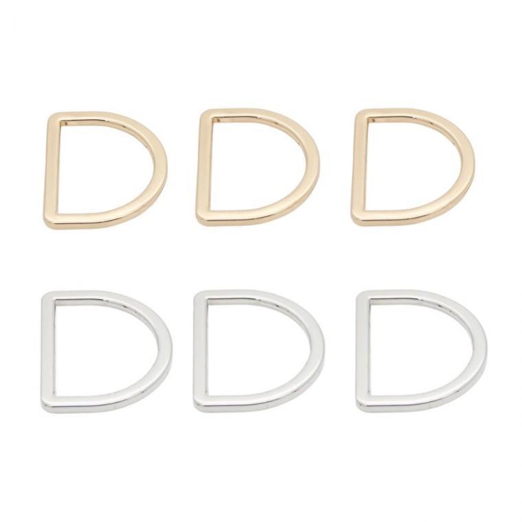 가방부자재 D링 디링고리 연결고리 DIY 금속 부자재 20mm
