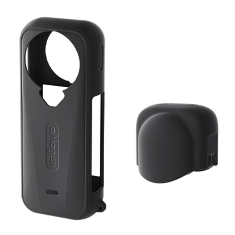 Insta360 X4 Air 전용 실리콘 커버 렌즈캡 세트 충격방지 스크래치 예방 케이스 보호 가방 케이스
