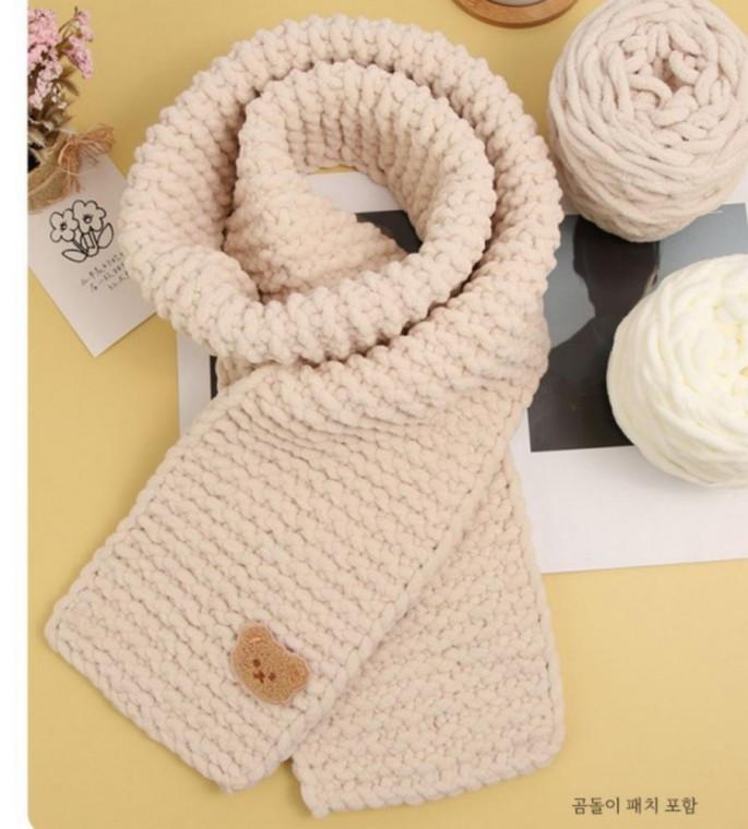선물 스카프 수제 초보자 목도리 만들기 DIY 키트