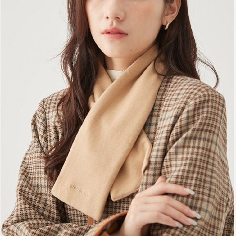 스카프 방한 커플 머플러 단색 목도리 벨벳 남여 공용 겨울 여성 남성 따뜻한 벳벨