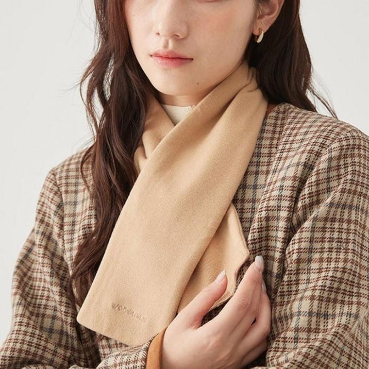 벨벳 스카프 방한 커플 남녀공용 머플러 단색목도리