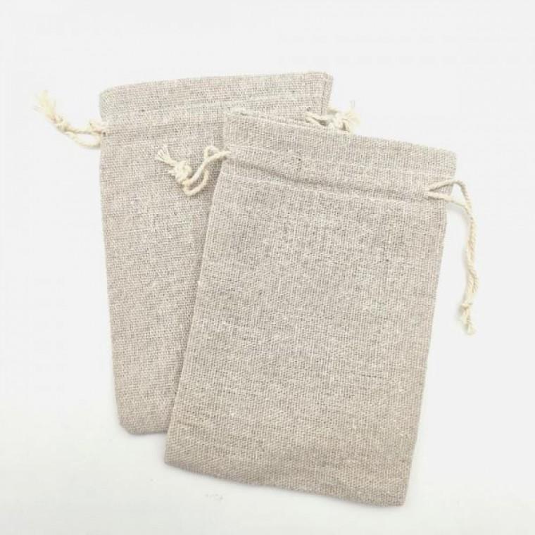 린넨 복주머니 더스트백 파우치 13X18CM