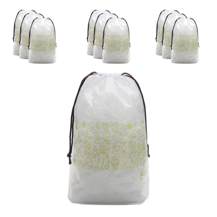 구디백 포장지 큰 봉투 대형 구디백대 투명 복주머니 30*40cm 10장