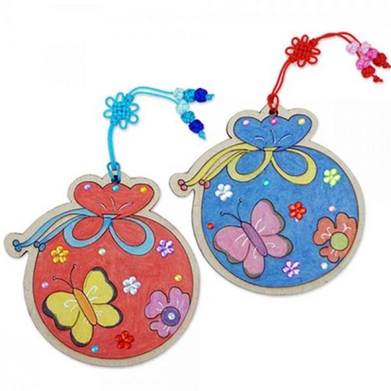 EA 설날 복주머니 손거울 5인용