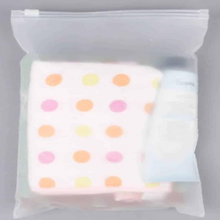 반투명 지퍼백 파우치 17x25cm 의류포장지퍼백 반투명파우치 여행용지퍼백 의류지퍼백 화장품파우치