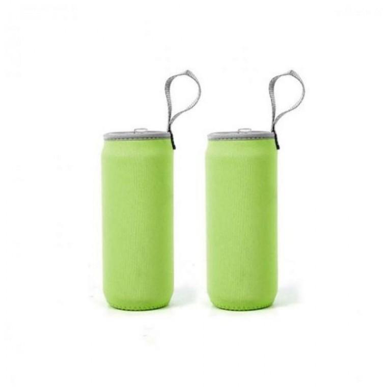 세트 그린 보온병파우치 파우치 물병 네오프렌 (280ml)