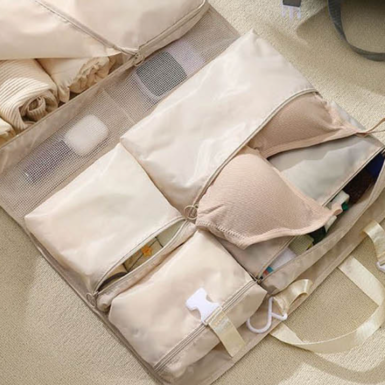 파우치 여행용 의류정리 여러 개의 분리된 수납공간 깔끔한 정리용품