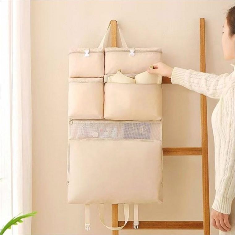 정리 분리 여행 접이식 수납 파우치 파우치 캐리어
