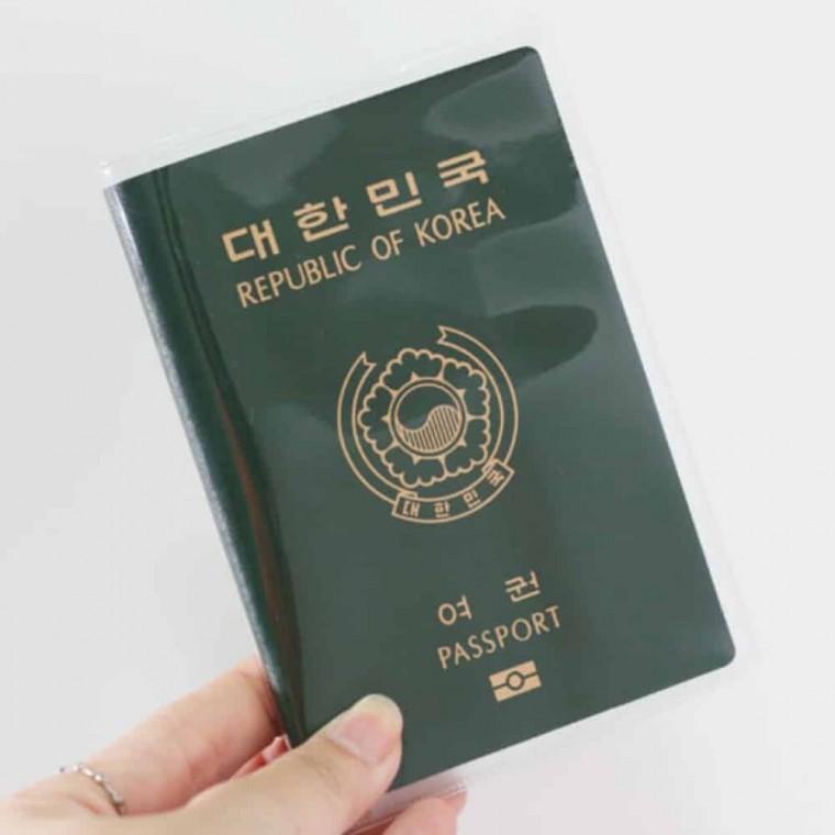 투명 여권커버 케이스 여권파우치 남자여권케이스