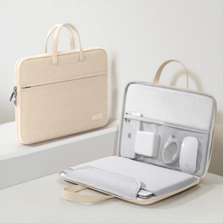 180도 오픈형 심플 노트북 직장인 대학생 파우치 가방